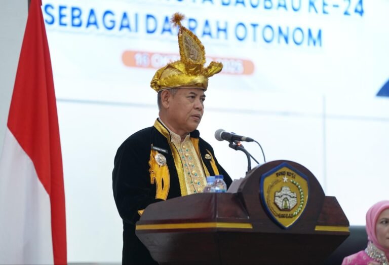 Paripurna Istimewa HUT Kota Baubau, Yusran Fahim Paparkan Capaian Pembangunan