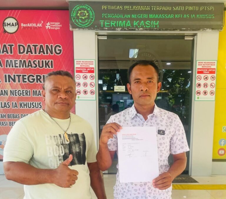 Umar Samiun Laporkan Kurator ke Hakim Pengawas PN Niaga Makassar